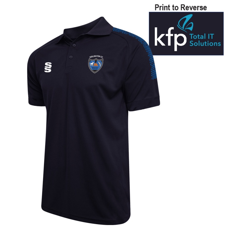 KIDLINGTON CC - Dual Solid Colour Polo - Men's Fit