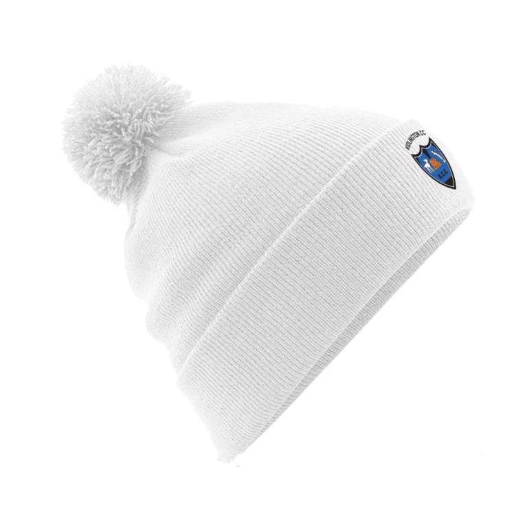 KIDLINGTON CC - Original Pom Pom Beanie : White